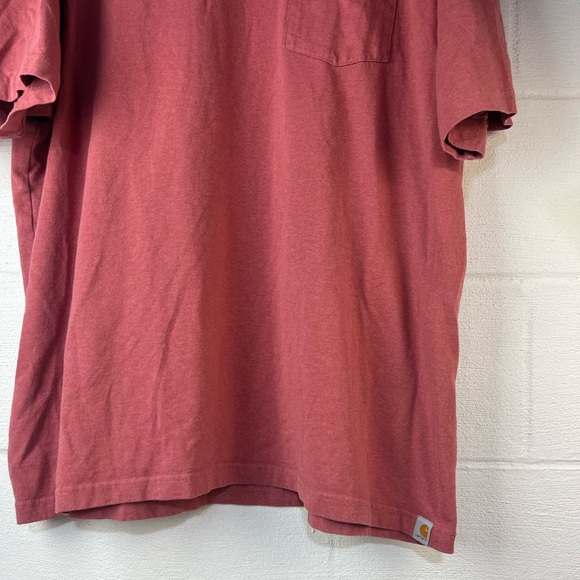 Carhartt Short Sleeve Red Pocket Tshirt, 2XL - Picture 4 of 6